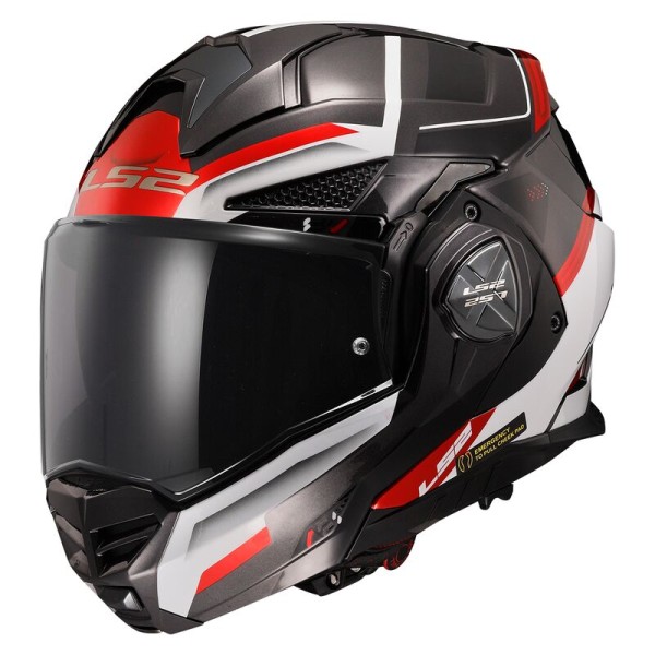 LS2 LS2 FF901 ADVANT X SPECTRUM BLACK WHITE RED-06